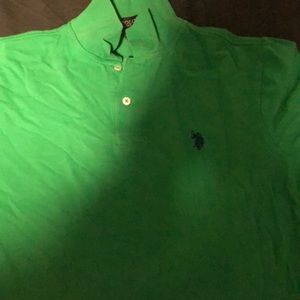 U. S Polo Assn. Small Green polo shirt